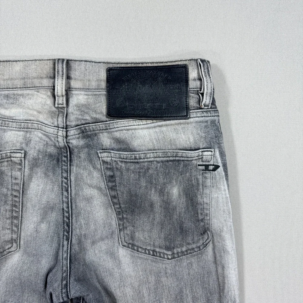 Diesel Jeans Men's 31x32 Black D-Strukt Slim Fit Skinny Stretch Made In Italy - Picture 5 of 14